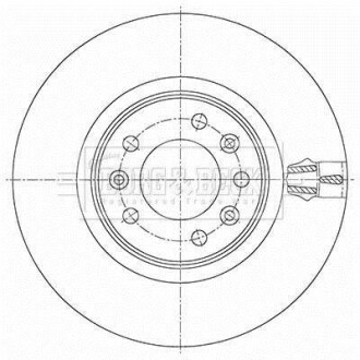 Гальмiвнi диски BORG & BECK BBD5469