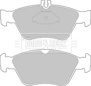 Гальмівні колодки, дискове гальмо (набір) BORG & BECK BBP1454 (фото 1)