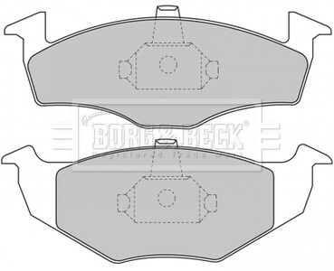 Гальмівні колодки, дискове гальмо (набір) BORG & BECK BBP1471