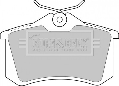 Деталь BORG & BECK BBP1512