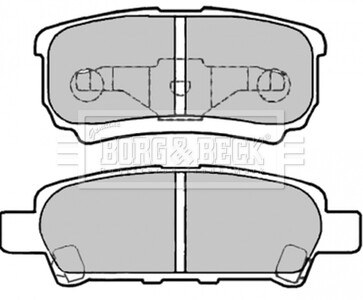 Гальмівні колодки (набір) BORG & BECK BBP2003