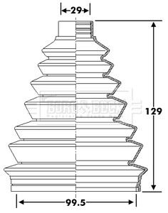 Пыльник BORG & BECK BCB6278