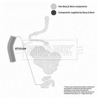 Шлангопровод BORG & BECK BTH1009