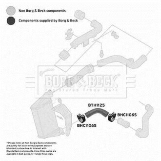 Шлангопровод BORG & BECK BTH1125