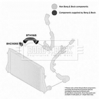 Шлангопровод BORG & BECK BTH1168