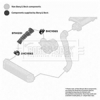 Шлангопровод BORG & BECK BTH1201