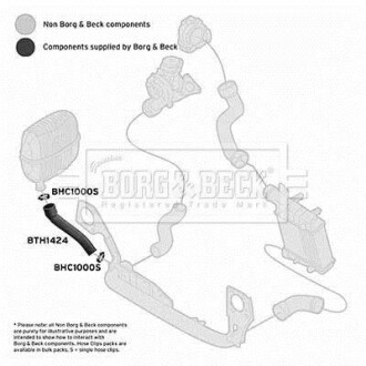 Шлангопровод BORG & BECK BTH1424