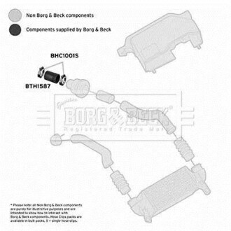 Шлангопровод BORG & BECK BTH1587