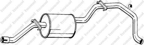 Глушник вихлопних газів (кінцевий) BOSAL 285413