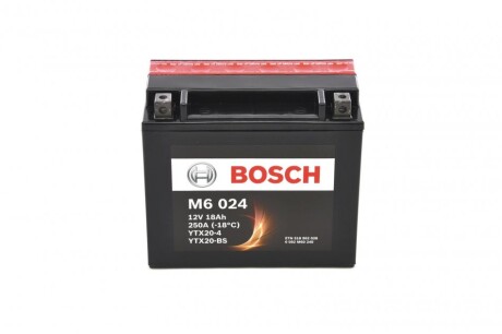 Акумулятор сухозаряджений AGM 18Ah 250А BOSCH 0 092 M60 240