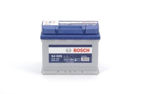 Аккумулятор (обратная поляр.) (Германия,) 60АЧ 12V S4 005 BOSCH 0 092 S40 050