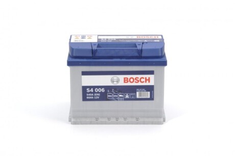 АКБ Silver S4 006 60Ah/540A (+/-) 242x175x190 СНГ BOSCH 0 092 S40 060