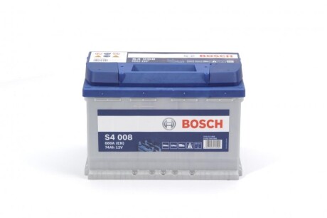 Акумулятор 12В/74Аг/680А/17,54кг BOSCH 0 092 S40 080