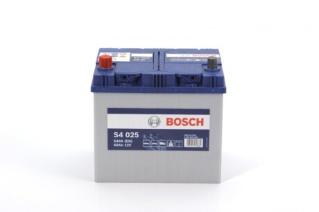 Акумулятор 12В/60Аг/540А/14,11кг BOSCH 0 092 S40 250