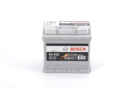 Аккумулятор 54Ah-12v (S5002) (207x175x190),R,EN530 BOSCH 0 092 S50 020