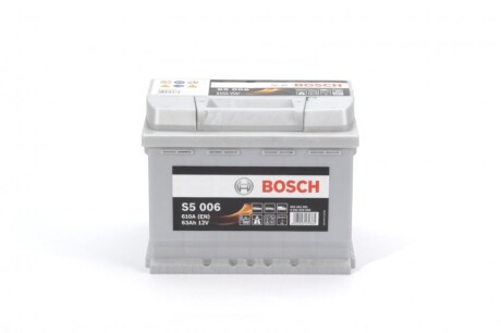 Аккумулятор (Германия,) 63АЧ 12V S5 006 BOSCH 0 092 S50 060