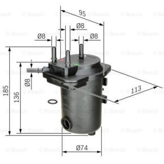 Фільтр палива BOSCH 0450907009