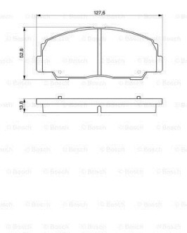 Колодки тормозные BOSCH 0986424297 (фото 1)