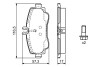 Колодка торм. диск. MB A-CLASS передн. BOSCH 0 986 424 470 (фото 2)