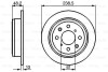 Диск гальмівний BOSCH 0986478350 (фото 1)