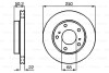 Гальмівний диск BOSCH 0986478685 (фото 1)