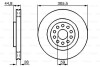 Гальмівний диск BOSCH 0986478963 (фото 1)