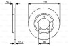 Гальмівний диск BOSCH 0986479487 (фото 1)