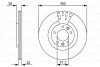 Диск гальмівний BOSCH 0986479500 (фото 1)