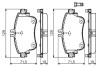 Гальмівні колодки, дискові BOSCH 0 986 494 663 (фото 2)