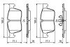 ГАЛЬМІВНІ КОЛОДКИ, ДИСКОВІ BOSCH 0 986 494 829 (фото 2)