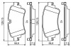 Гальмівні колодки, дискові BOSCH 0 986 494 833 (фото 2)