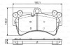 Гальмівні колодки дискові AUDI/PORSCHE/VW Q7/Cayenne/Touareg F 02-10 BOSCH 0986495435 (фото 1)