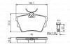 Колодки гальмівні BOSCH 0 986 495 487 (фото 1)