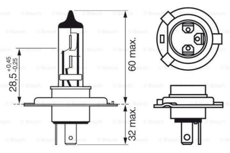 Ліхтар накалу BOSCH 1987302442