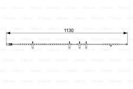 ДАТЧИК ЗНОШУВАННЯ ДИСК.КОЛ.ЗАД BOSCH 1987473016