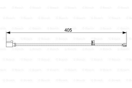 Датчик зносу гальмівних колодок BOSCH 1987473025