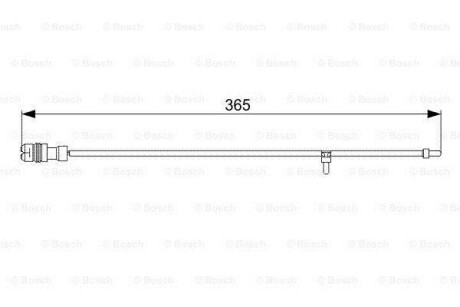 Датчик зносу гальмівних колодок BOSCH 1987473040