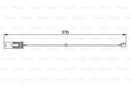 Датчик зносу гальмівних колодок BOSCH 1987474952