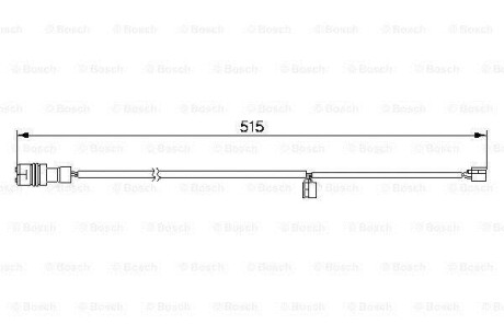 Датчик зносу гальмiвних колодок BOSCH 1987474991