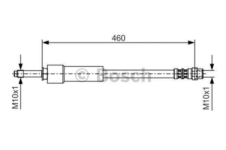Шланг гальмівний BOSCH 1987476297