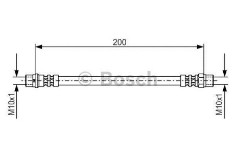 Шланг гальмівний BOSCH 1987476403