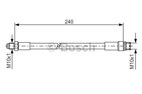 Шланг гальмівний BOSCH 1987476421 (фото 1)