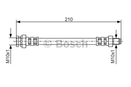 Шланг гальмівний BOSCH 1987476502
