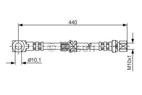 Шланг гальмівний BOSCH 1987476694
