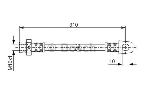 Шланг гальмівний BOSCH 1987476957