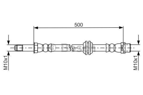 Шлангопровод BOSCH 1987481676