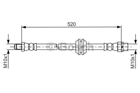 Гальмівний шланг BOSCH 1987481680