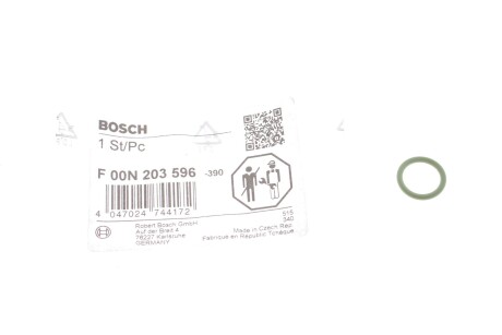 УЩІЛЬНЮВАЛЬНЕ КІЛЬЦЕ BOSCH F 00N 203 596