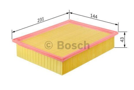 Фільтр повітря BOSCH F026400037