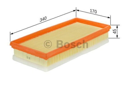 Фільтр повітря BOSCH F026400112